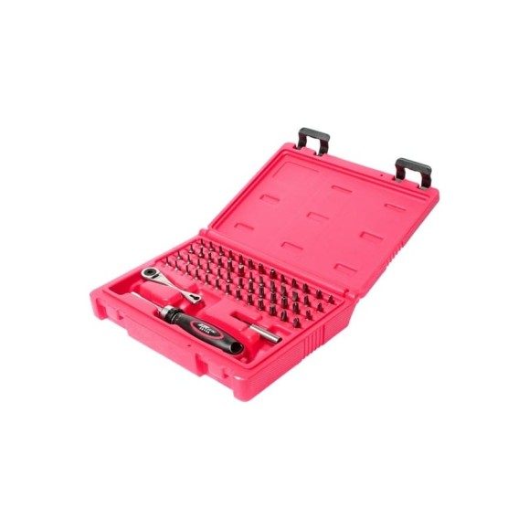 Набор бит JTC 1/2", 3/8" TORX, HEX, PH с держателем в кейсе 55 предметов, 5610 700734 Набор бит JTC 1/2", 3/8" TORX, HEX, PH с держателем в кейсе 55 предметов, 5610 700734