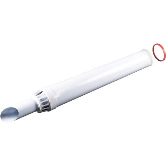 Труба коаксиальная с наконечником (антилед; 60/100 мм; 0.75 м) DR thermo PT-A/SR-0.75 Труба коаксиальная с наконечником (антилед; 60/100 мм; 0.75 м) DR thermo PT-A/SR-0.75