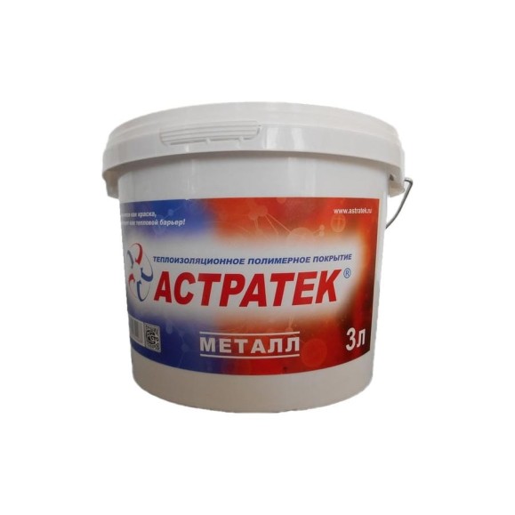 Жидкая теплоизоляция Астратек ТПП Металл 3л 4620002840068 Жидкая теплоизоляция Астратек ТПП Металл 3л 4620002840068