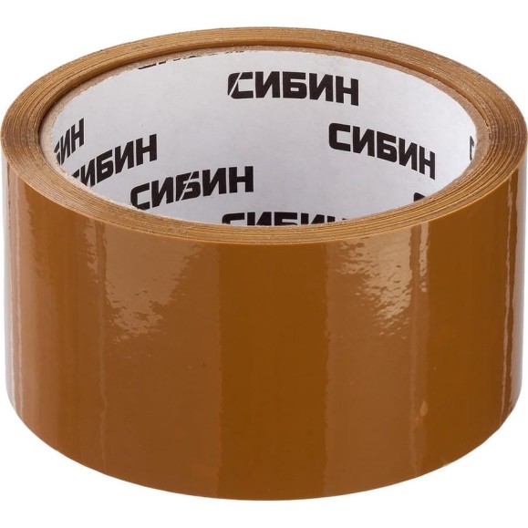 Клейкая лента СИБИН коричневая, 48мм х 50м 12057-50-50_z02 Клейкая лента СИБИН коричневая, 48мм х 50м 12057-50-50_z02