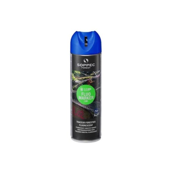 Аэрозольный флуоресцентный маркер Soppec Fluo Marker, синий 131319 Аэрозольный флуоресцентный маркер Soppec Fluo Marker, синий 131319