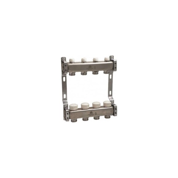 Коллекторный Gekon блок для теплого пола и радиаторного отопления 1x3/4EU 3 отвода GK 75103 Коллекторный Gekon блок для теплого пола и радиаторного отопления 1x3/4EU 3 отвода GK 75103