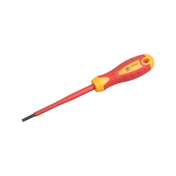 Шлицевая отвертка IEK EXPERT 2,5х0,4х75мм 1000В TSC-2SL-275 Шлицевая отвертка IEK EXPERT 2,5х0,4х75мм 1000В TSC-2SL-275