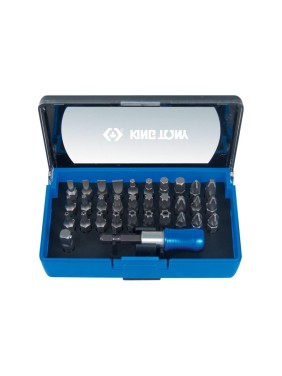Набор вставок бит (1/4", TORX, HEX, PZ, PH, SLOT) 32 предмета KING TONY 1032CQ