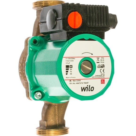 Циркуляционный насос Wilo STAR-Z 25/6 4047573 Циркуляционный насос Wilo STAR-Z 25/6 4047573