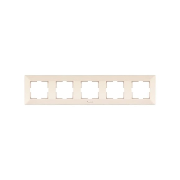 Рамка Panasonic Arkedia 54736 5м горизонтальная крем WMTF0805-2BG Рамка Panasonic Arkedia 54736 5м горизонтальная крем WMTF0805-2BG