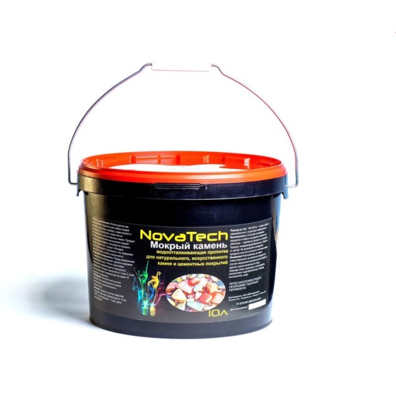 Пропитка с эффектом мокрого камня NovaTech 10л. 000000342 Пропитка с эффектом мокрого камня NovaTech 10л. 000000342