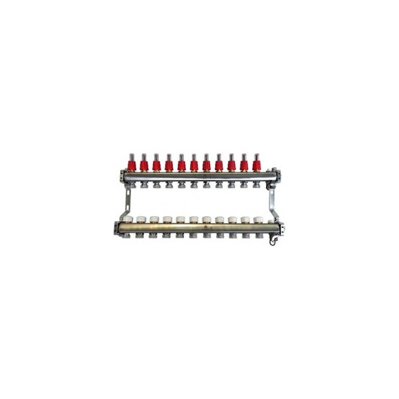 Коллекторный блок для теплого пола 1x3/4EU отв.-11 Gekon GK 72111 Коллекторный блок для теплого пола 1x3/4EU отв.-11 Gekon GK 72111