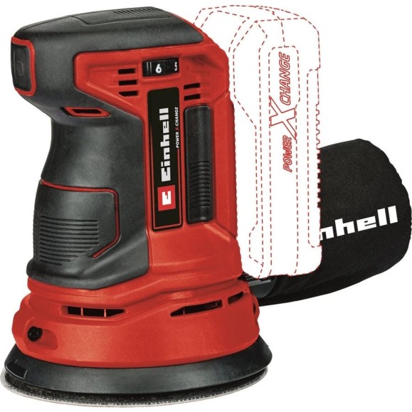 Аккумуляторная эксцентриковая шлифмашина Einhell PXC TE-RS 18 Li-Solo 4462010 Аккумуляторная эксцентриковая шлифмашина Einhell PXC TE-RS 18 Li-Solo 4462010