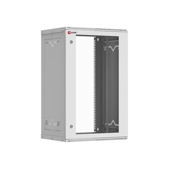 Телекоммуникационный настенный шкаф EKF 18U, 600х450, дверь стекло, Astra серия PROxima ITB18G450D Телекоммуникационный настенный шкаф EKF 18U, 600х450, дверь стекло, Astra серия PROxima ITB18G450D