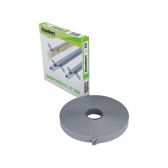 Лента SoundGuard Band Rubber 27х4 мм 12 м 351042 Лента SoundGuard Band Rubber 27х4 мм 12 м 351042
