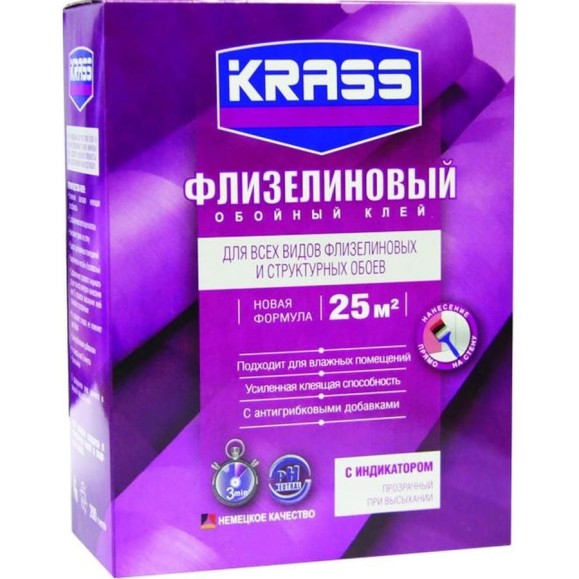 Флизелиновый клей для обоев KRASS 200 г 90002579175 Флизелиновый клей для обоев KRASS 200 г 90002579175