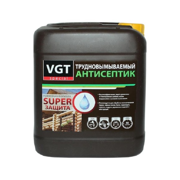 Трудновымываемый антисептик VGT 5 кг 11602970 Трудновымываемый антисептик VGT 5 кг 11602970