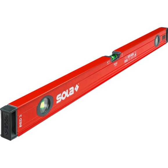 Уровень (L=60 см, 3 глазка) SOLA RED 3 60 01214801 Уровень (L=60 см, 3 глазка) SOLA RED 3 60 01214801