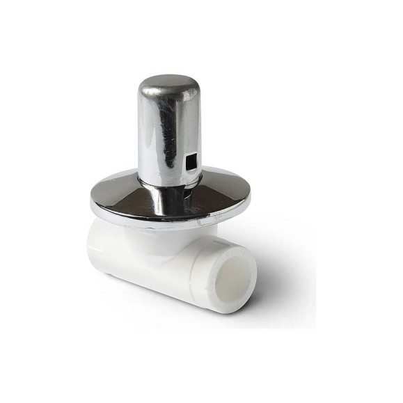 Вентиль с хромированной рукояткой PRO AQUA PP-R d-20 мм PA43008b