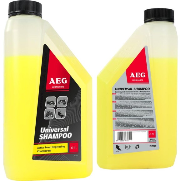 Шампунь Universal Shampoo 1 л для бесконтактной мойки AEG Lubricants 30819 Шампунь Universal Shampoo 1 л для бесконтактной мойки AEG Lubricants 30819