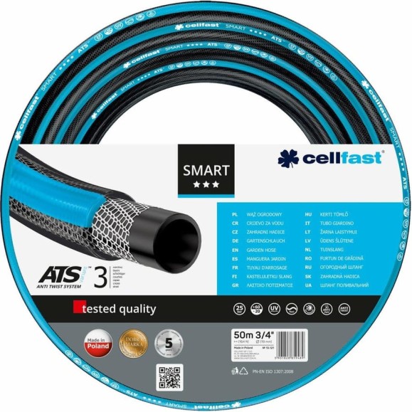 Садовый шланг Cellfast SMART ATS VARIANT 3/4”, 50 м 13-121