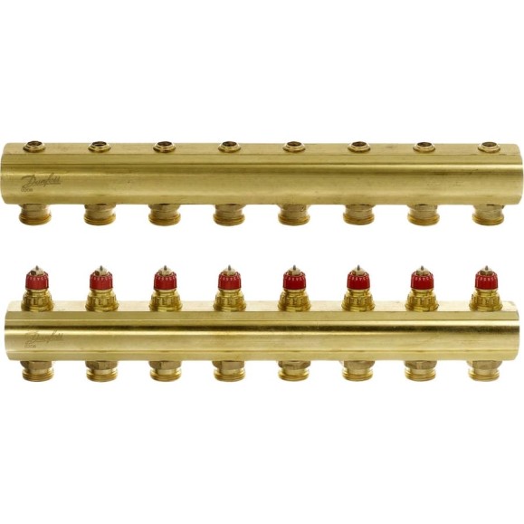 Коллекторы Danfoss FHF-8 для 8 контуров 088U0508