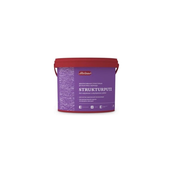 Штукатурка декоративная Strukturputz R 15 (25 кг; зерно 1.5 мм) Holzer 1499 Штукатурка декоративная Strukturputz R 15 (25 кг; зерно 1.5 мм) Holzer 1499