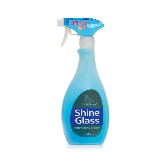 Стеклоочиститель Kolibriya Shine Glass, триггер, 500 мл 18774 Стеклоочиститель Kolibriya Shine Glass, триггер, 500 мл 18774