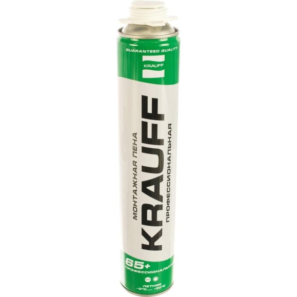 Профессиональная монтажная пена KRAUFF 65+ 950гр 00219 Профессиональная монтажная пена KRAUFF 65+ 950гр 00219