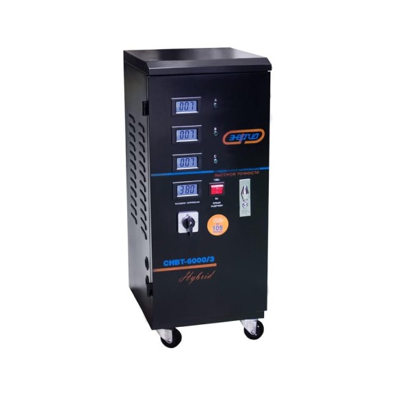 Стабилизатор Энергия СНВТ-6000/3 Hybrid Е0101-0048 Стабилизатор Энергия СНВТ-6000/3 Hybrid Е0101-0048