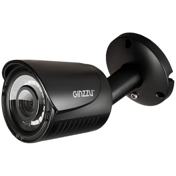 Камера GINZZU HAB-1035Oчер, AHD 1.0Mp OV9732, 3.6mm, пуля, IR20м, IP66, металл 14077 Камера GINZZU HAB-1035Oчер, AHD 1.0Mp OV9732, 3.6mm, пуля, IR20м, IP66, металл 14077