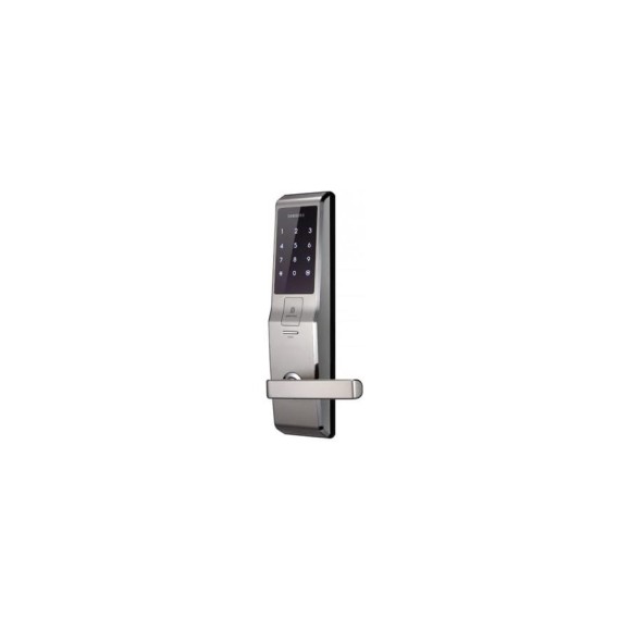 Врезной биометрический дверной замок Samsung хром SHS-H705 FBR/EN