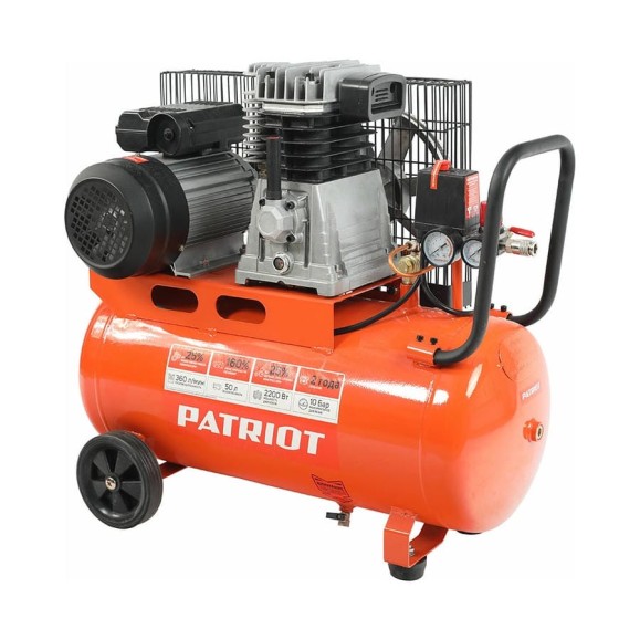 Поршневой ременной компрессор PATRIOT PTR 50-360I 525301960 Поршневой ременной компрессор PATRIOT PTR 50-360I 525301960