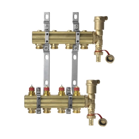 Комплект коллекторов Danfoss FHF-2 set, 4 выхода 088U0704 049501