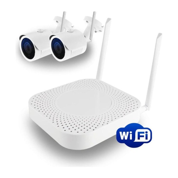 Комплект GINZZU WiFi HK-420W, 4ch, 1080P, HDMI, 2 улич кам 1.0Mp, IR30м 15612 Комплект GINZZU WiFi HK-420W, 4ch, 1080P, HDMI, 2 улич кам 1.0Mp, IR30м 15612