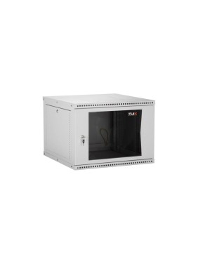 Настенный разборный шкаф TLK 19, 9U, перфорированная дверь, серый TWI-096060-R-P-GY Настенный разборный шкаф TLK 19, 9U, перфорированная дверь, серый TWI-096060-R-P-GY