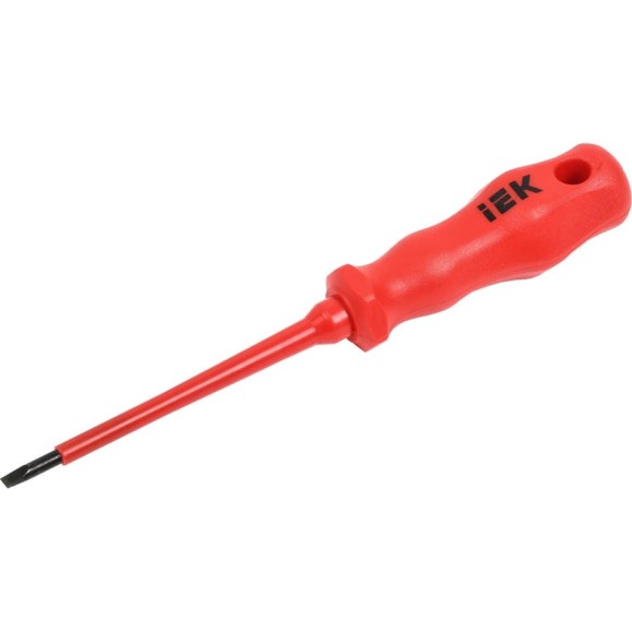 Шлицевая отвертка IEK PROFI 6,5х150мм 1000В TSC-3SL-6150 Шлицевая отвертка IEK PROFI 6,5х150мм 1000В TSC-3SL-6150