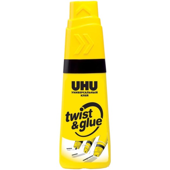 Универсальный клей UHU TWIST&GLUE 90г шт. 38850 Универсальный клей UHU TWIST&GLUE 90г шт. 38850