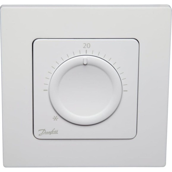 Встраиваемый дисковый комнатный термостат Danfoss 230 Вт 088U1000 Встраиваемый дисковый комнатный термостат Danfoss 230 Вт 088U1000