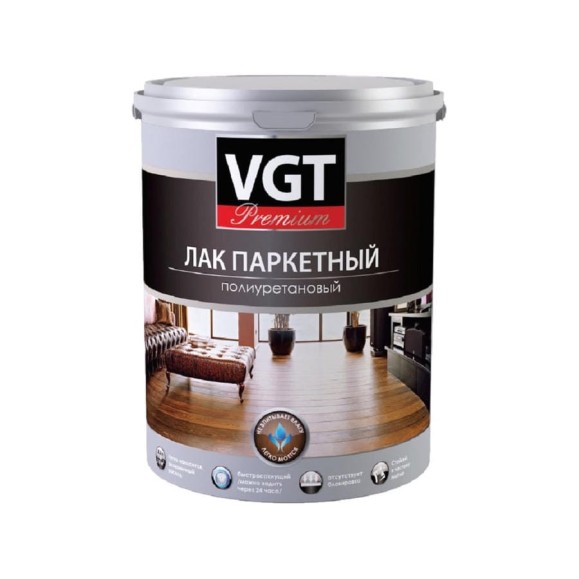 Паркетный лак VGT PREMIUM  полиурет. глянц. 9кг 11605389