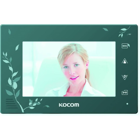 Цветной монитор видеодомофона без трубки hands-free KOCOM KCV-A374SD LE чёрный СП15730 Цветной монитор видеодомофона без трубки hands-free KOCOM KCV-A374SD LE чёрный СП15730