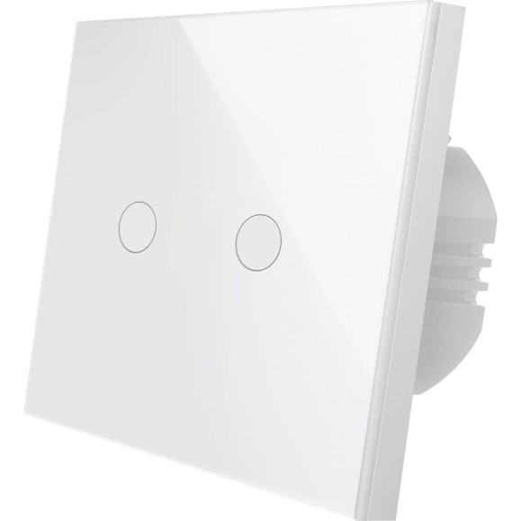 Двухканальный Wi-fi выключатель Rubetek RE-3317 Двухканальный Wi-fi выключатель Rubetek RE-3317