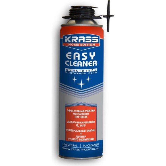 Очиститель пены KRASS Home Edition EASY Cleaner 500 мл 90005229929 Очиститель пены KRASS Home Edition EASY Cleaner 500 мл 90005229929