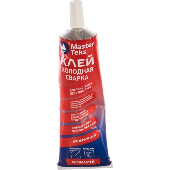 Клей MASTERTEKS PROFMASTER поливинилхлорид. холодная сварка 115 г прозрачный 18" 53 434 53434 Клей MASTERTEKS PROFMASTER поливинилхлорид. холодная сварка 115 г прозрачный 18" 53 434 53434