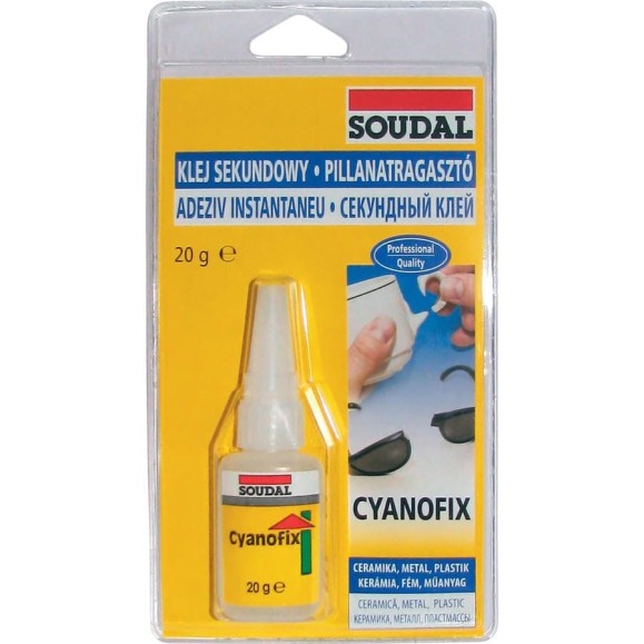 Секундный клей SOUDAL Цианофикс 118049 Секундный клей SOUDAL Цианофикс 118049