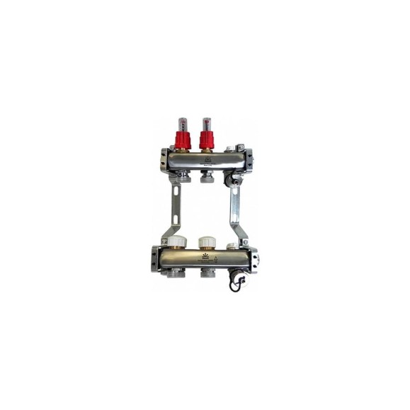 Коллекторный блок для теплого пола 1x3/4EU отв.-2 Gekon GK 72102 Коллекторный блок для теплого пола 1x3/4EU отв.-2 Gekon GK 72102