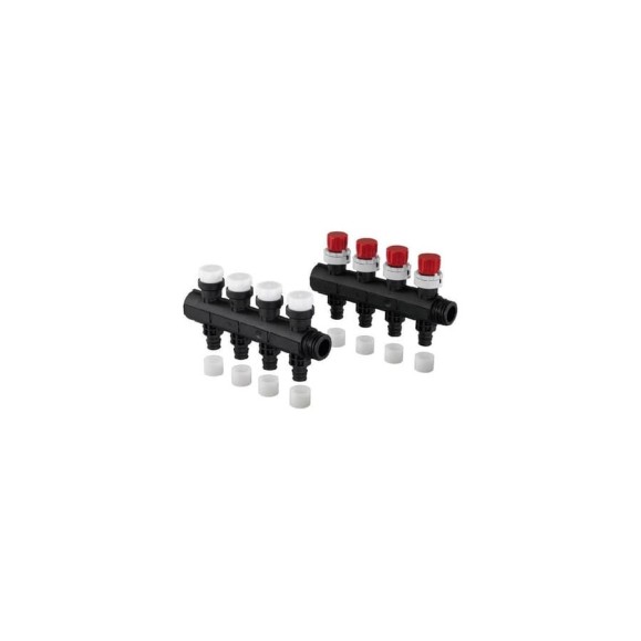 Коллектор Uponor с клапанами Vario Plus пластиковый, выходы 1X 20X2,0 Q&E 1034514