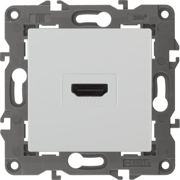 Розетка HDMI ЭРА 14-3114-01 IP20, Elegance, белый Б0034332 Розетка HDMI ЭРА 14-3114-01 IP20, Elegance, белый Б0034332