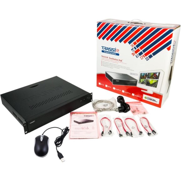 Видеорегистратор TRASSIR DuoStation AnyIP 16-16P Видеорегистратор TRASSIR DuoStation AnyIP 16-16P