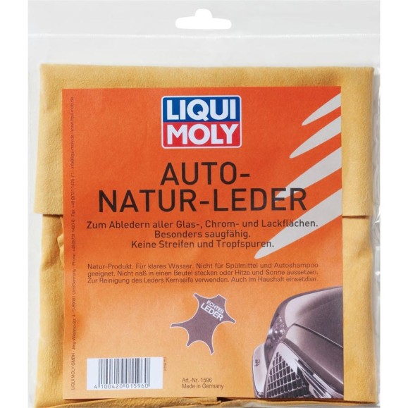 Платок для полировки из натуральной кожи LIQUI MOLY Auto-Natur-Leder 1596
