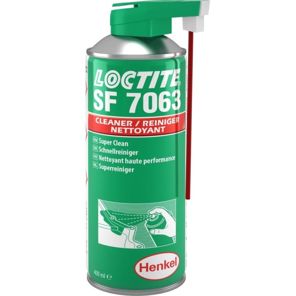 Быстродействующий очиститель Loctite 7063 для пластмасс, металлов, 400мл 2385316 Быстродействующий очиститель Loctite 7063 для пластмасс, металлов, 400мл 2385316