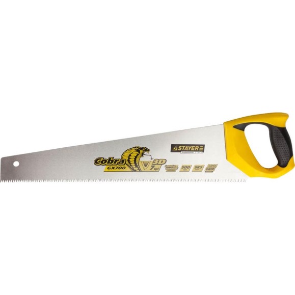 Многоцелевая ножовка пила 500мм, 11TPI, 3D STAYER COBRA Laminator 1516-50 Многоцелевая ножовка пила 500мм, 11TPI, 3D STAYER COBRA Laminator 1516-50