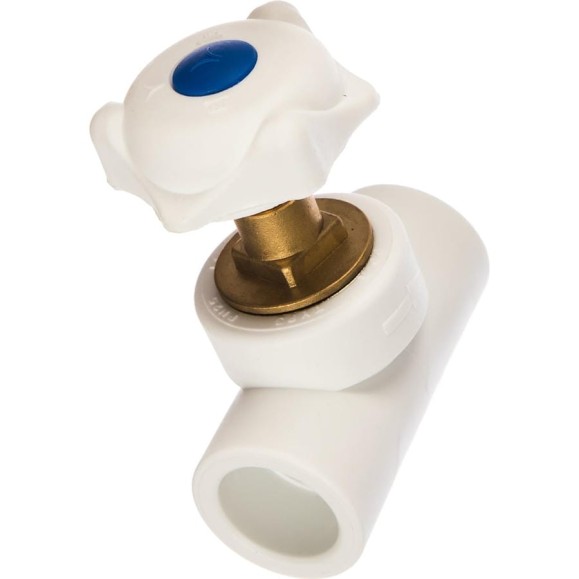Вентиль PRO AQUA PP-R Белый d-25 мм PA42011b Вентиль PRO AQUA PP-R Белый d-25 мм PA42011b