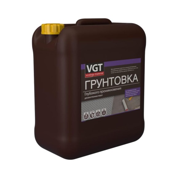 Грунтовка глубокого проникновения VGT ВД АК 0301 для внутр. работ 10 кг 11602861 Грунтовка глубокого проникновения VGT ВД АК 0301 для внутр. работ 10 кг 11602861
